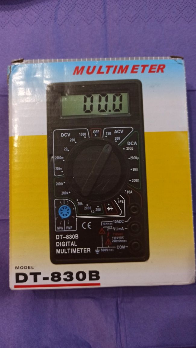 Мультиметр тестер цифровий DT 830B Digital новый