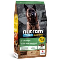 Нутрам NUTRAM T26 корм для собак ягненок ХОЛИСТИК 20 кг, белый мешок