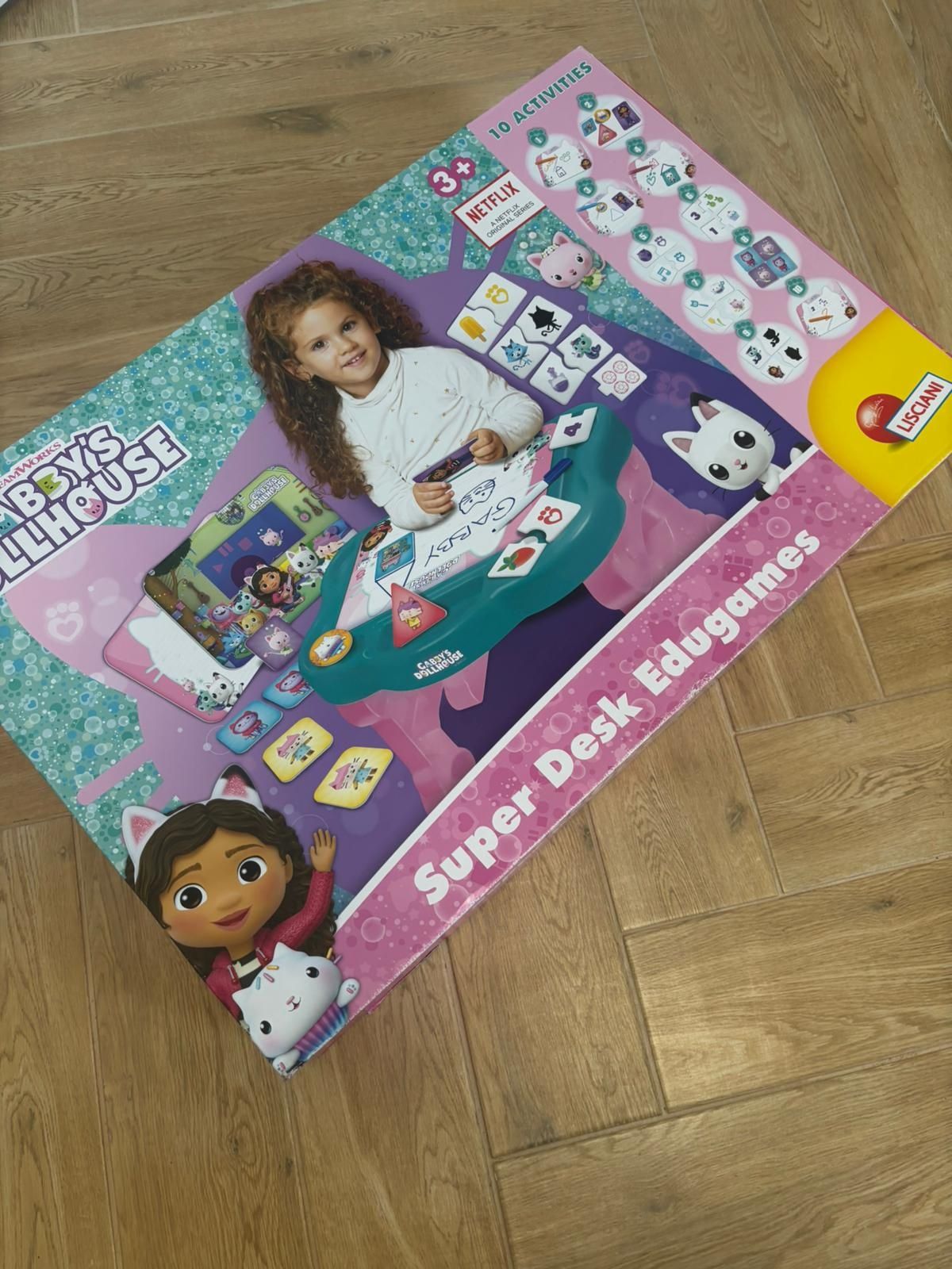 Gra planszowa Koci Domek Gabi Biurko z grami edukacyjnymi Gabby's zaba