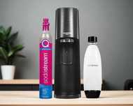 NOWY Saturator Do Wody SodaStream Terra Czarny + QuickConnect + ZESTAW