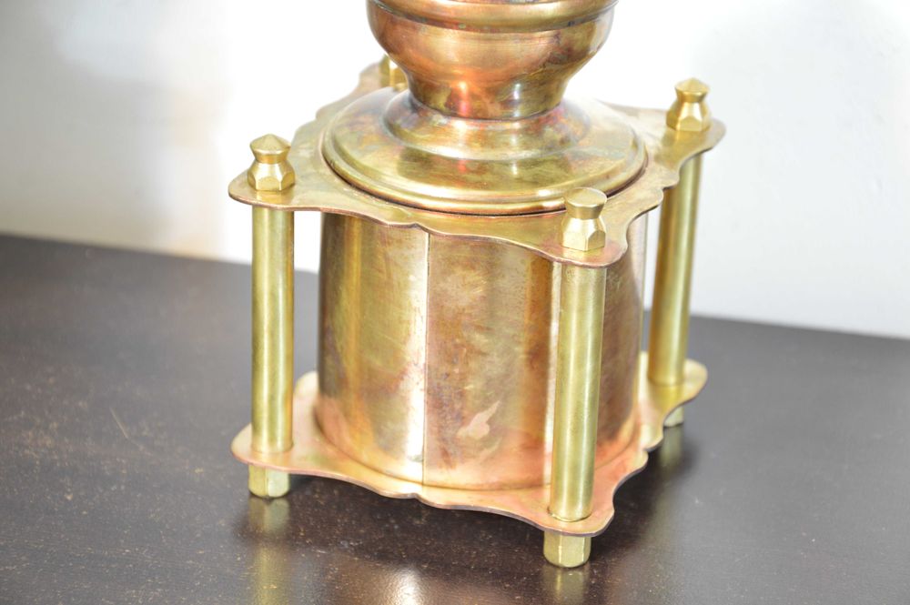 mosiężny ręczny MŁYNEK do kawy b. stary