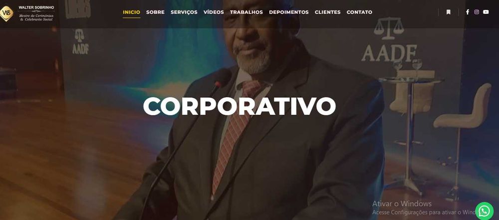 Site profissional Wordpress e Apps | Gestão de Tráfego Google & Meta