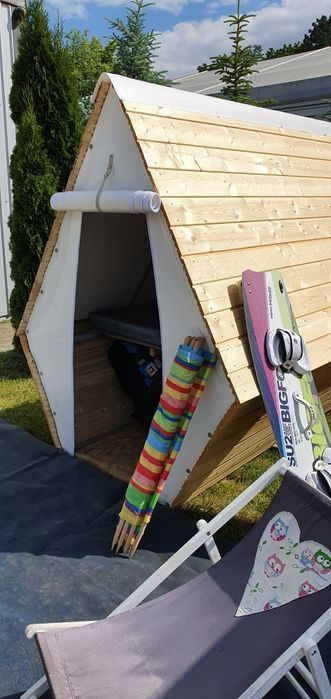 Namiot drewniany domek na ogród,działkę,kemping OSTATNIA SZT. OKAZJA