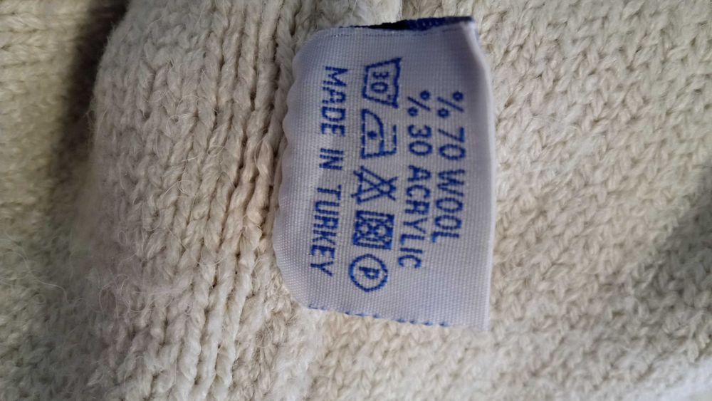 Кофта, кардиган, Теплая натуральная