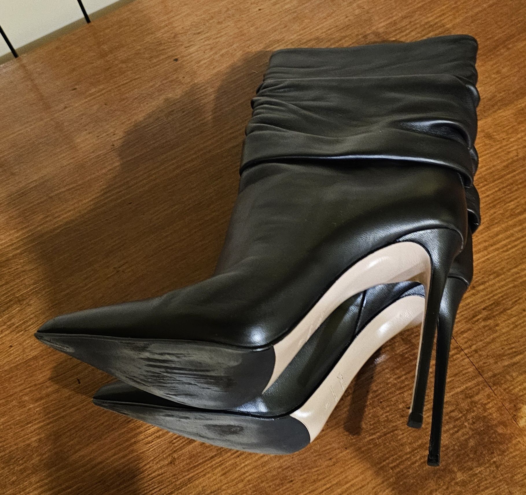 Le silla botki skóra 40 12cm