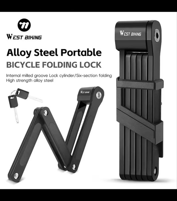 Cadeado bicicleta mota retratil