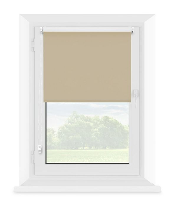 Nowe, beżowe rolety 81x220 oraz 69x220 w kasecie