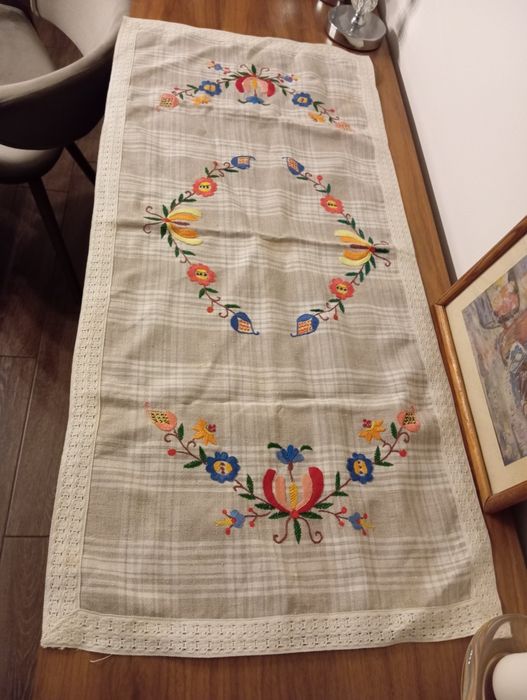 Serweta bieżnik wzór kaszubski