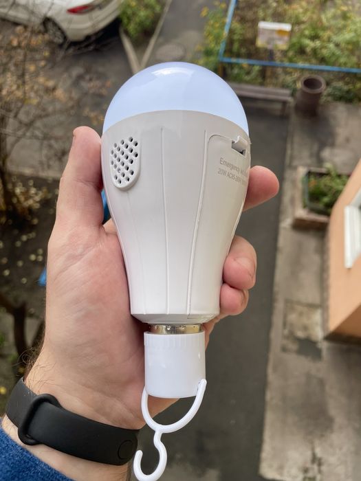 ТІЛЬКИ У НАС, Посилена Акумуляторна лампа, 6000 mAh