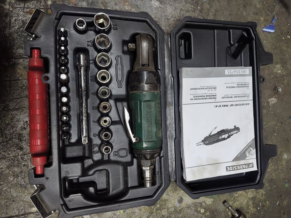 Grzechotka udarowa pneumatyczna Parkside 1/4"Dane techniczne:

- ciśni