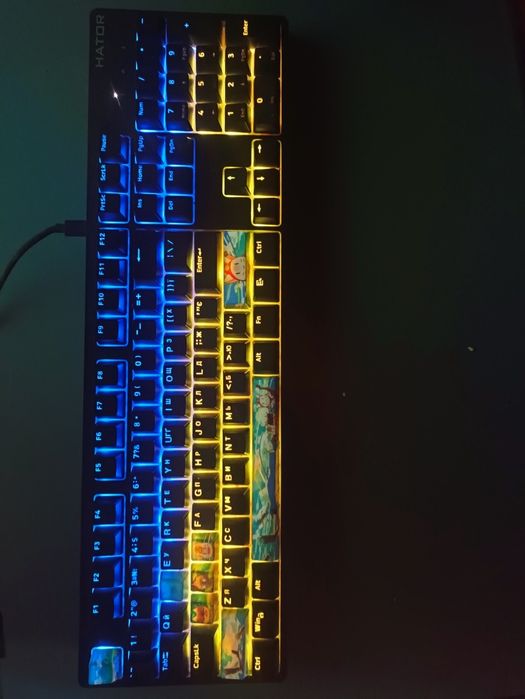 Ігрова клавіатура Hator Rockfall 2 Mecha indigo Black (HTK-715)