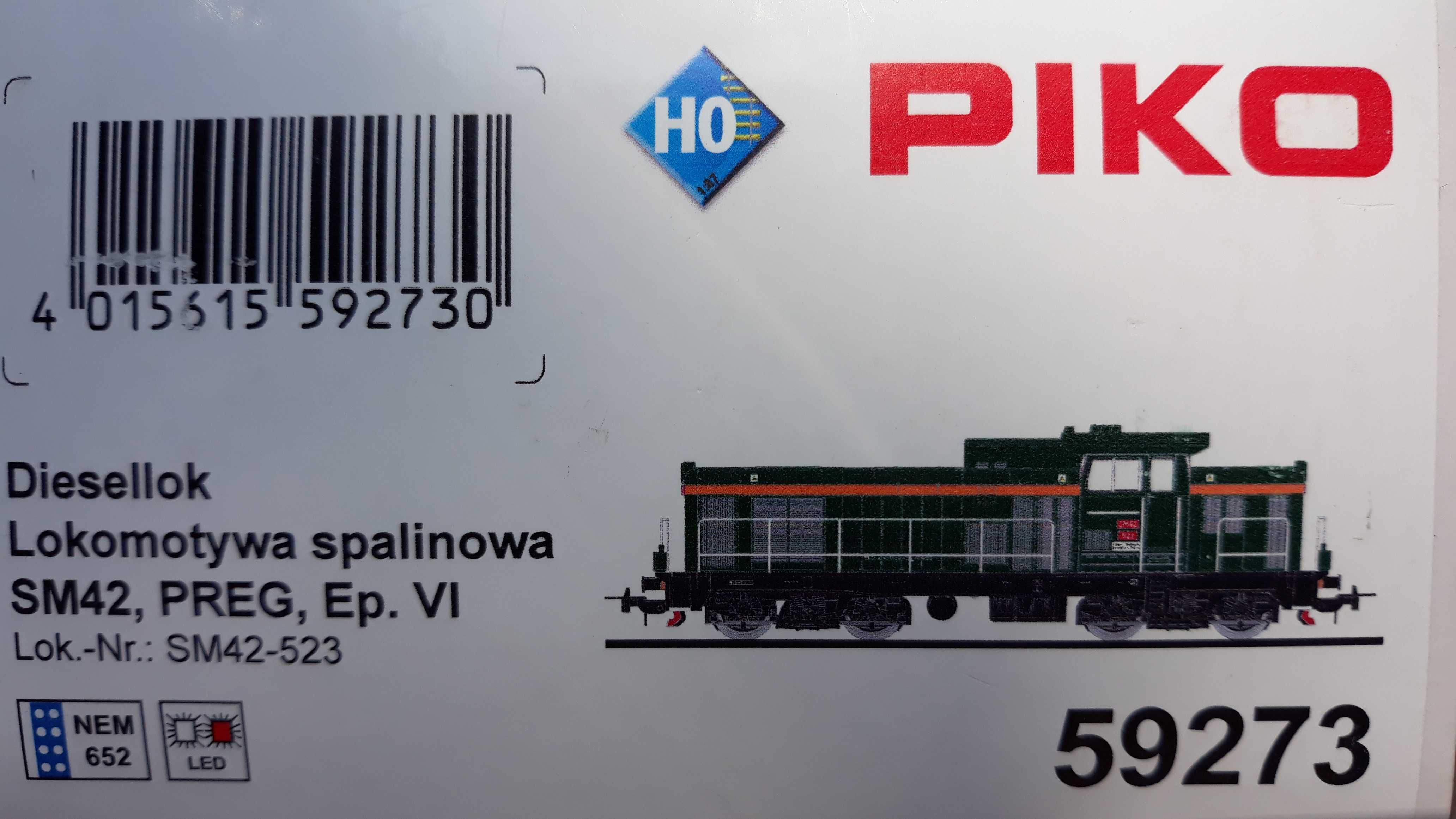 Lokomotywa spalinowa Przewozy Regionalne SM42-523 Piko 59273