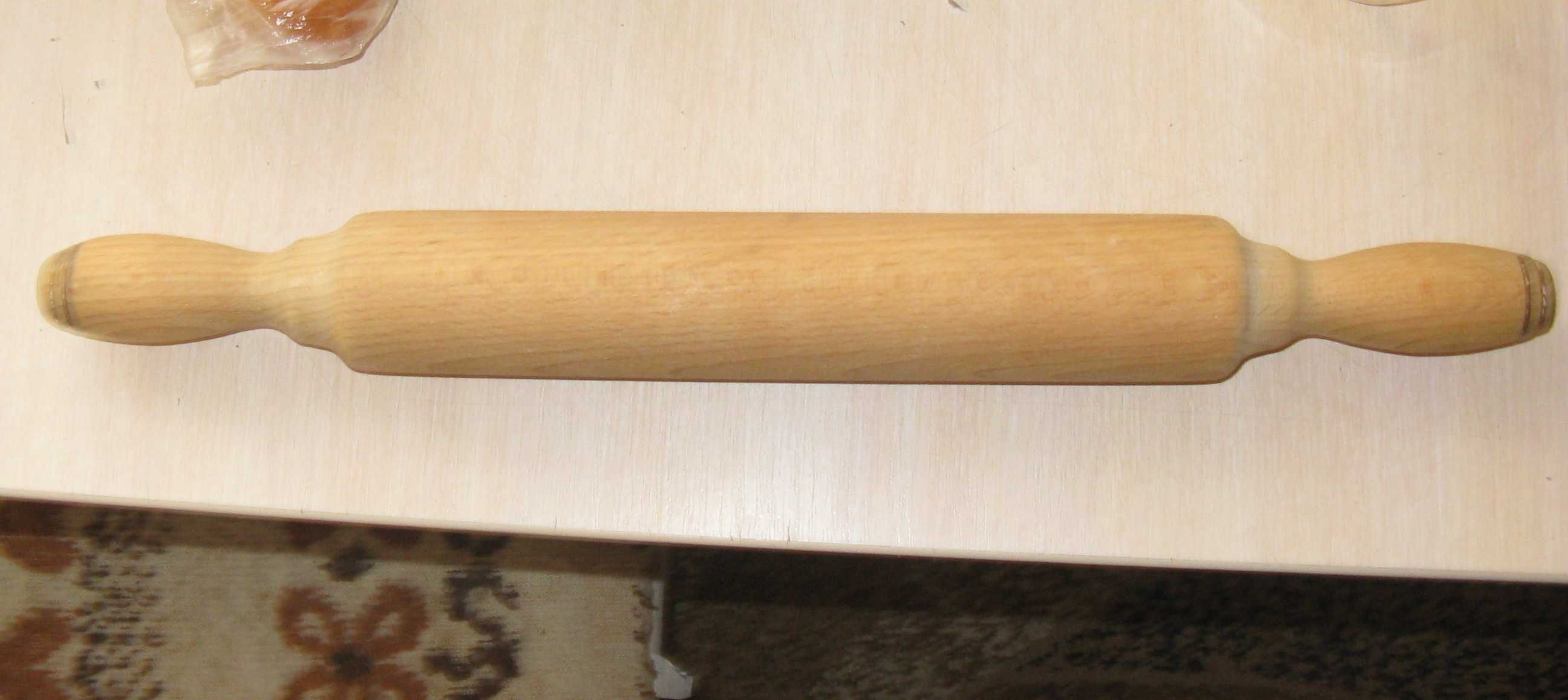 Скалка для теста деревянная 40 см