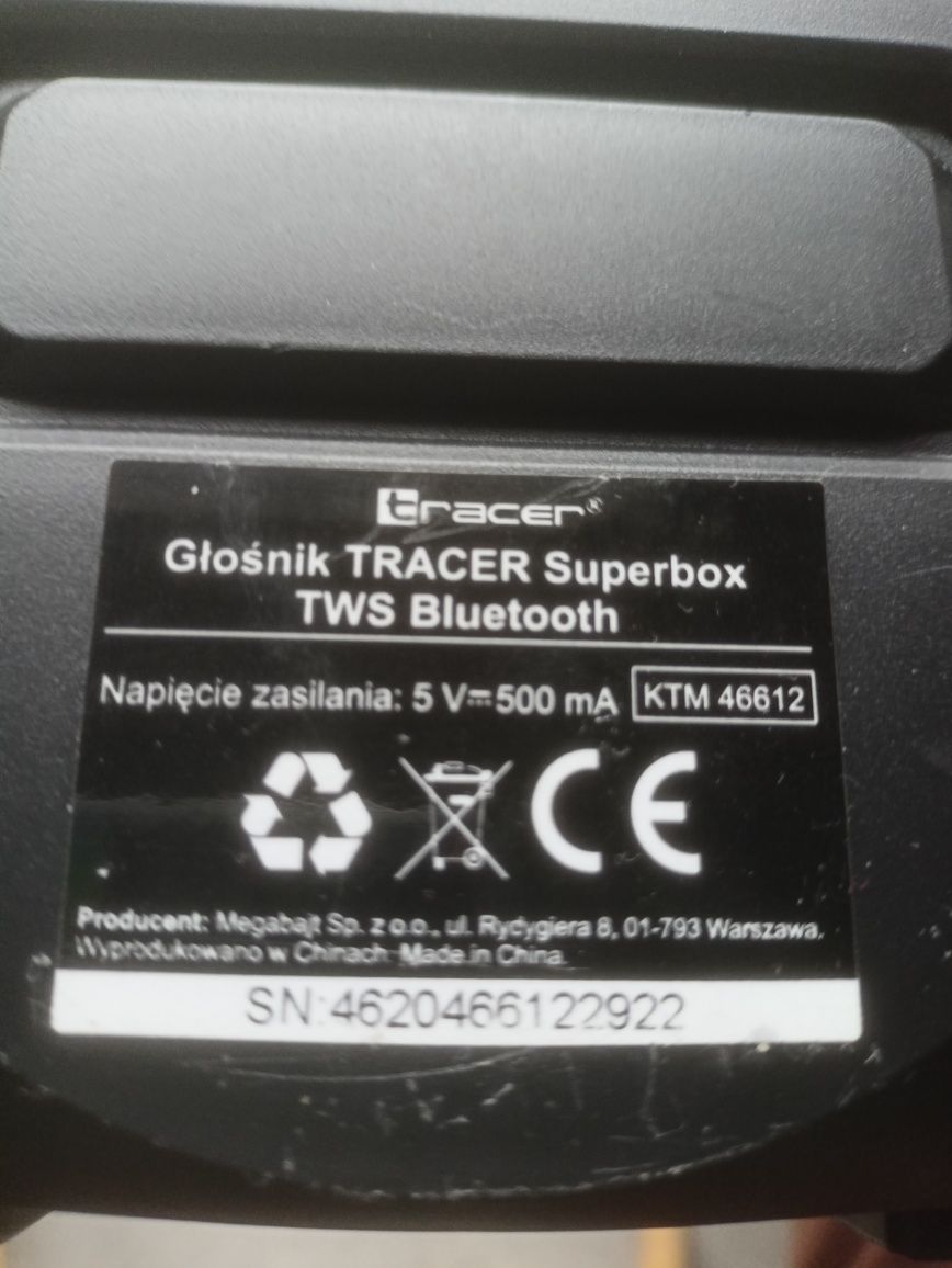 Głośnik przenośny Tracer Superbox czarny 10 W