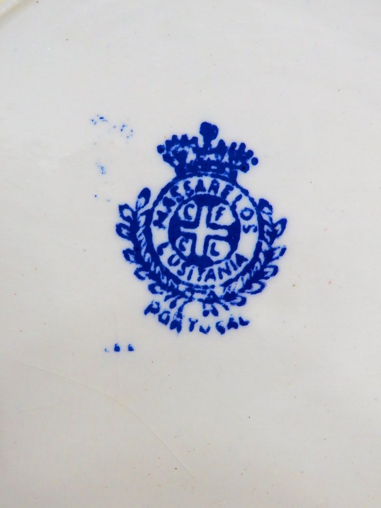 Lote de 5 pratos, Massarelos - Lusitânia.