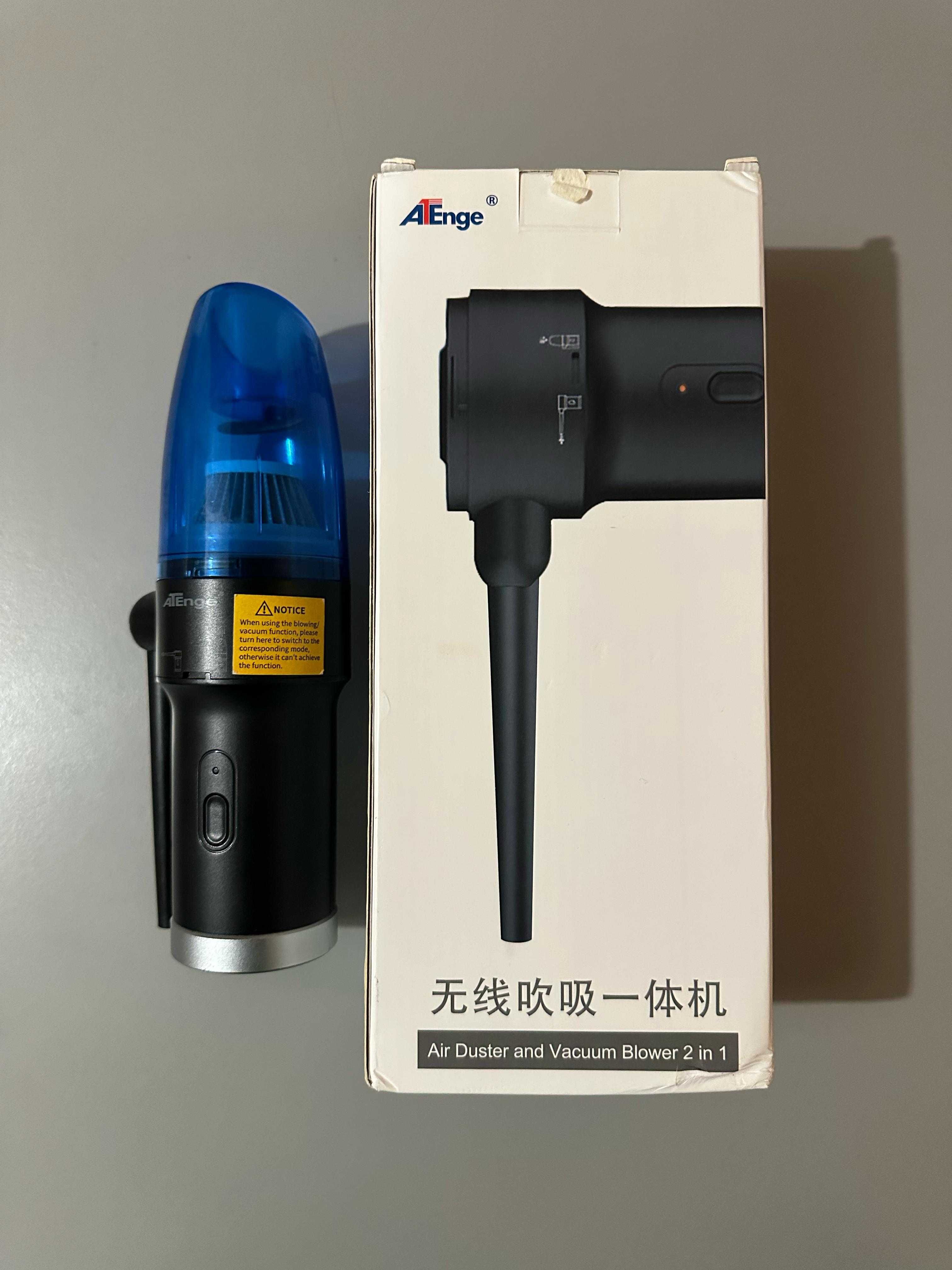 Air Duster & Vacuum 2 em 1 ATENG – Aspirador e Soprador Portátil