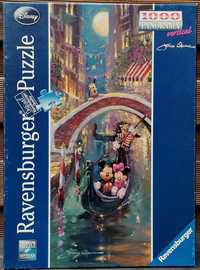 Puzzle 1000 Ravensburger Disney Venetian Romance vertical