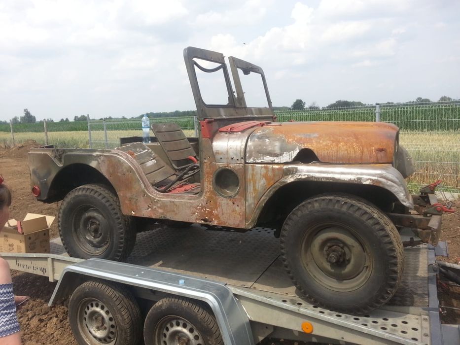 Auto Jeep Willys M38A1 zabytkowe auto Jeep Willys samochód Jeep willys