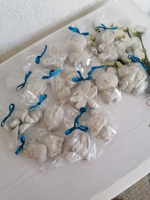 Гіпсові фігурки для творчості дітей та свічники, підсвічники