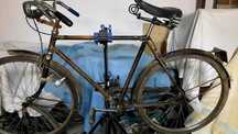 Bicicleta antiga pasteleira inglesa Raleigh sports