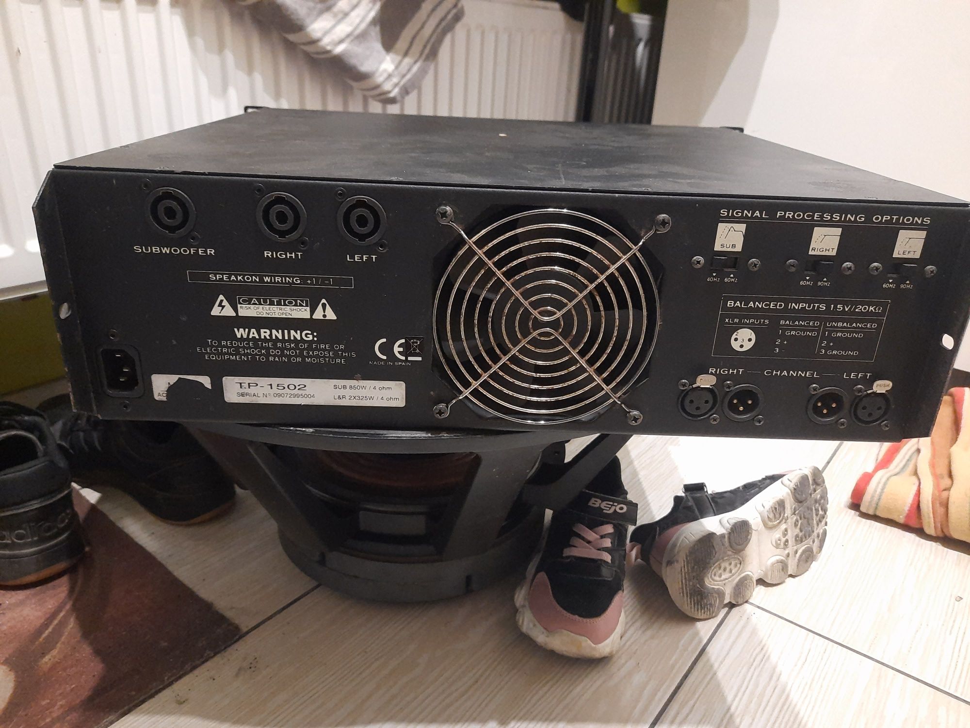 Wzmacniacz Master Audio tp1502 3 kanałowa