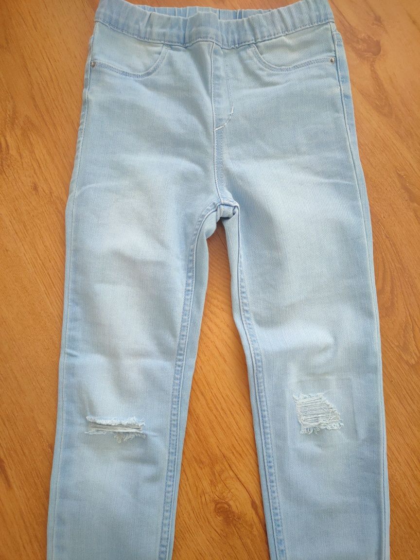 Zestaw bluzka Reserved spodnie H&M r. 122