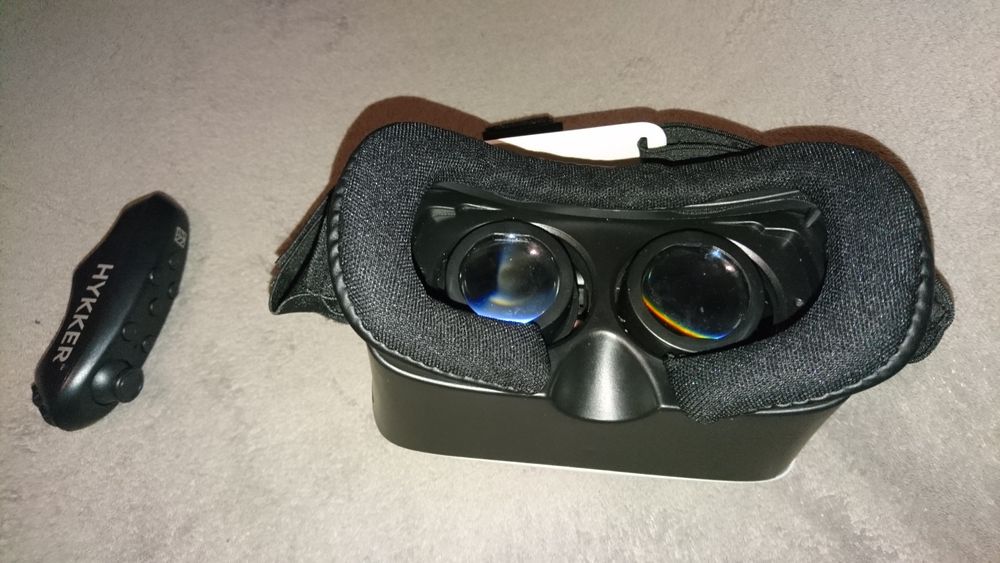 Gogle vr hykker z pilotem bluetooth