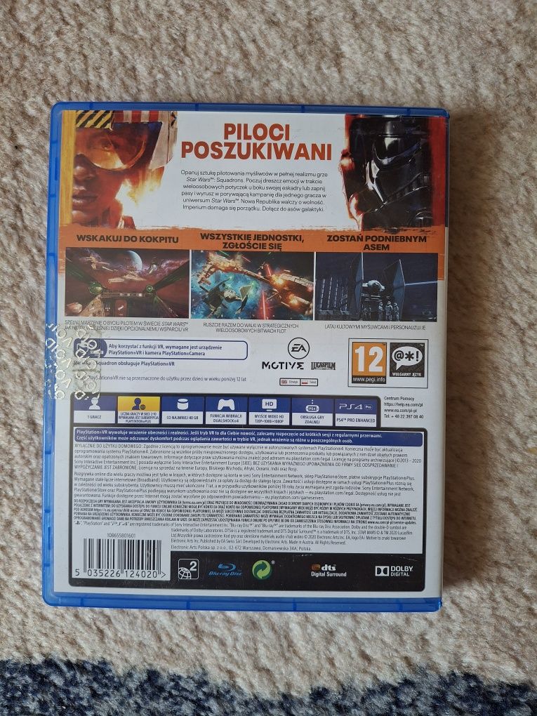 Star Wars Squadrons PL PS4 PS5 po polsku