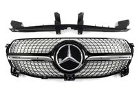 Решетка радиатора mercedes GLEw167 19-20г.Diamond Black(Normal бампер)