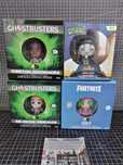 Figuras Funko five stars e Dorbz, Fortnite, Ghostbusters, avengers