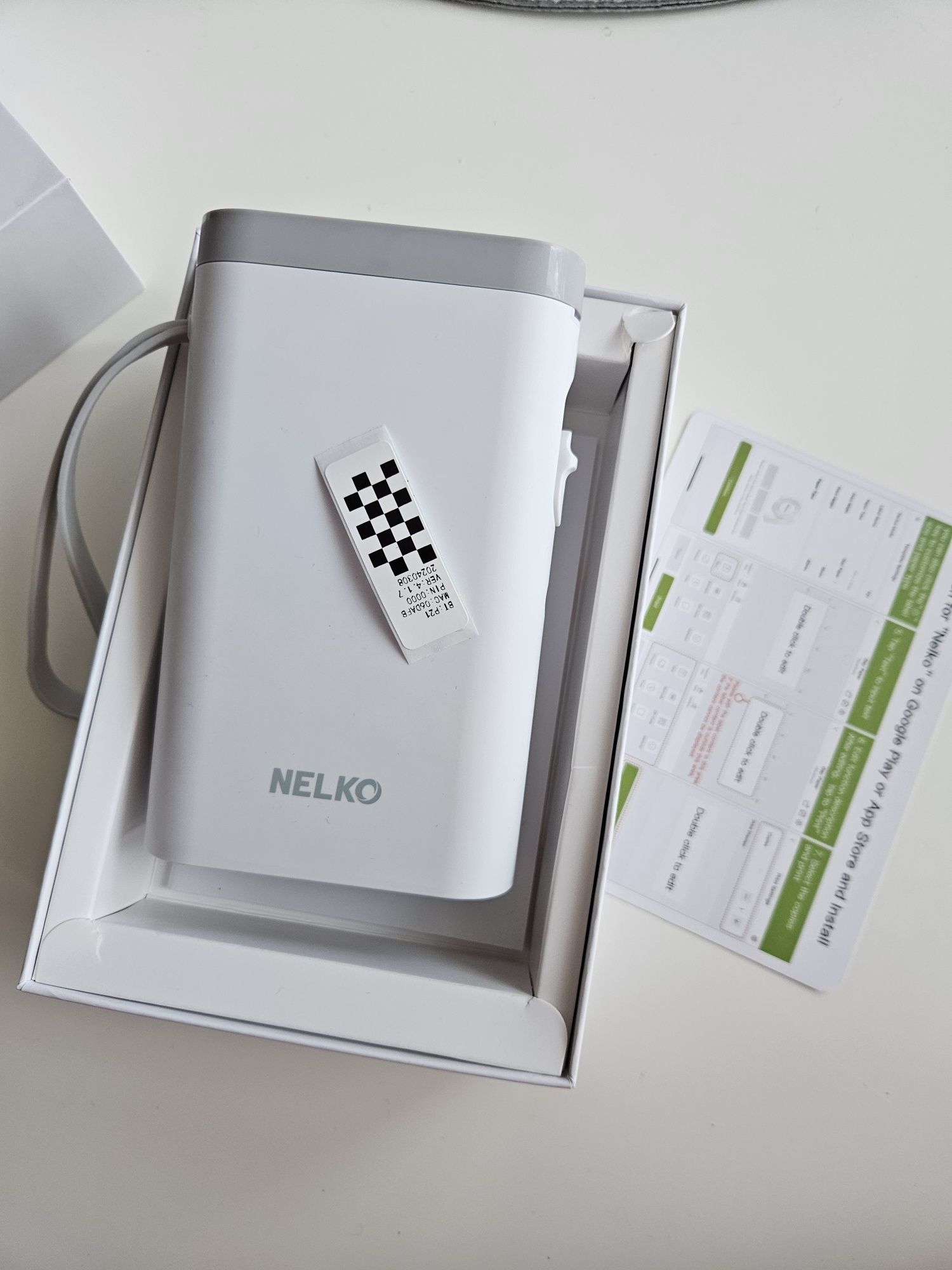 Nelko P21 Drukarka etykiet, Bluetooth
