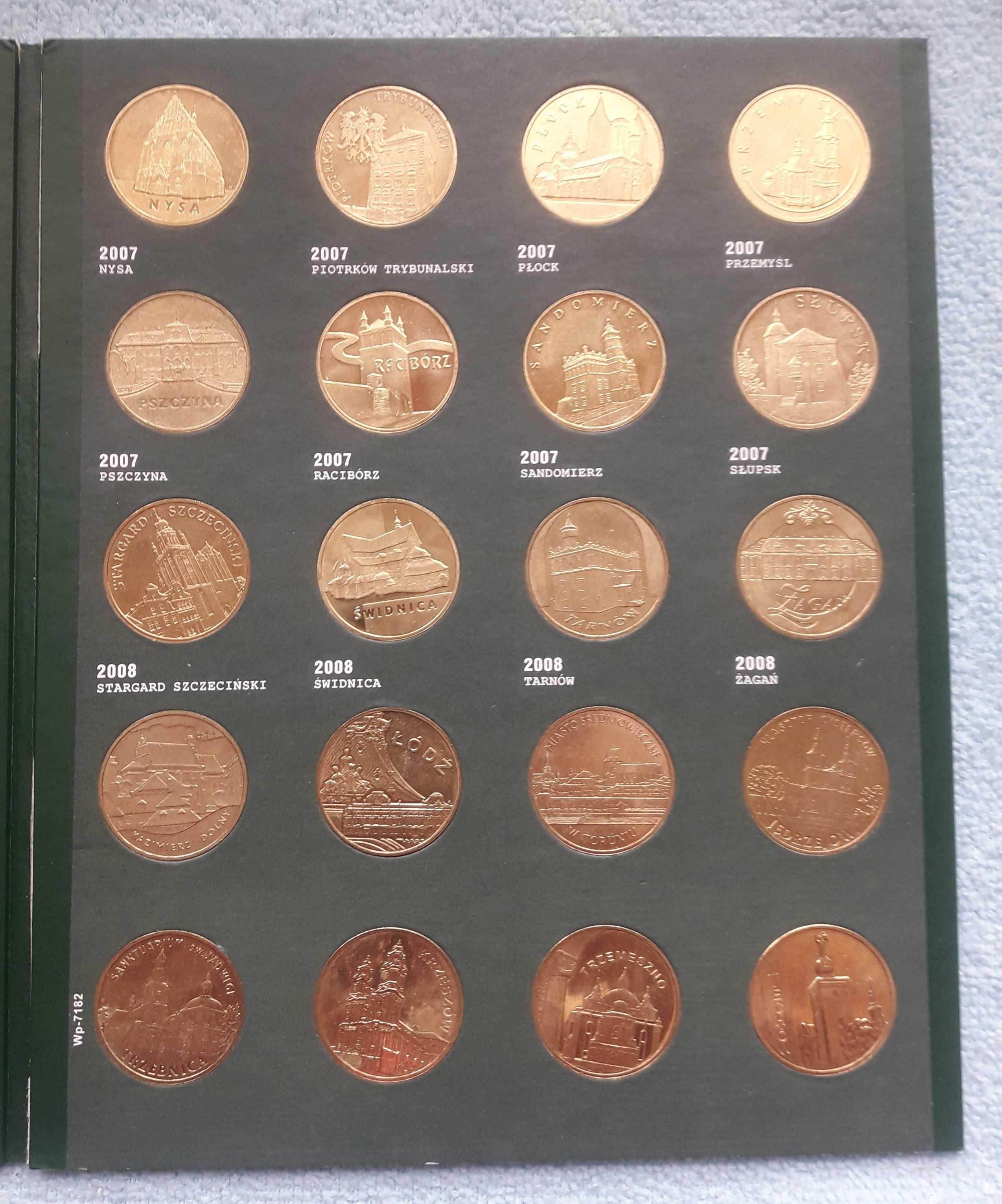 monety 2zł NG historyczne miasta w Polsce w albumie