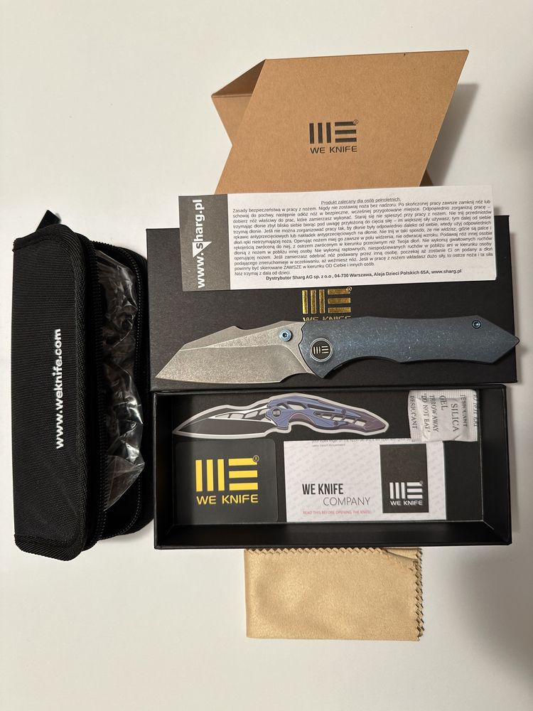 WE Knife High-Fin Blue