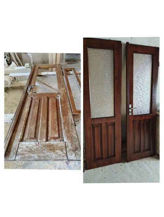 Дерев’яні двері • Реставрація • Лакування • Монтаж • Заліщики