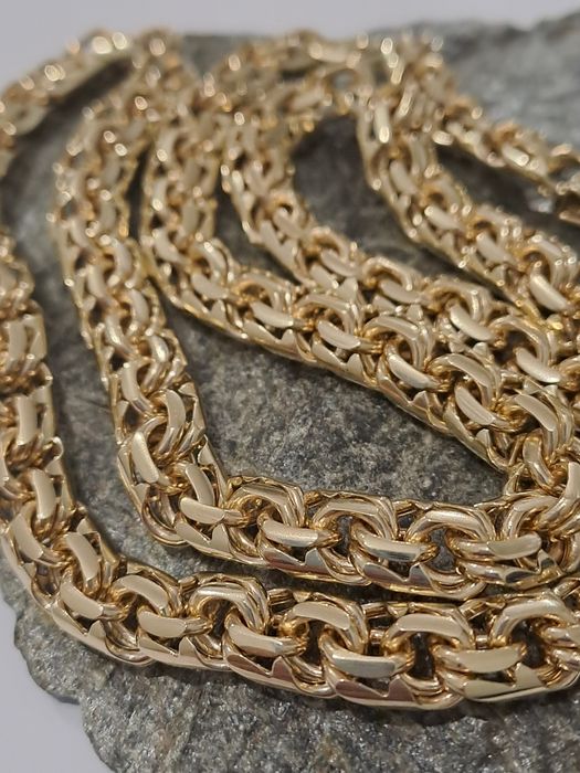 Nowość złoty łańcuszek Galibardi Soczewka Pr.585 Nowy 60 cm