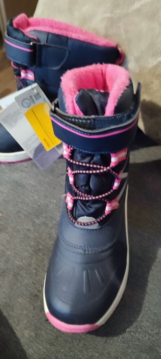 Buty śniegowce dla dziewczynki r. 33