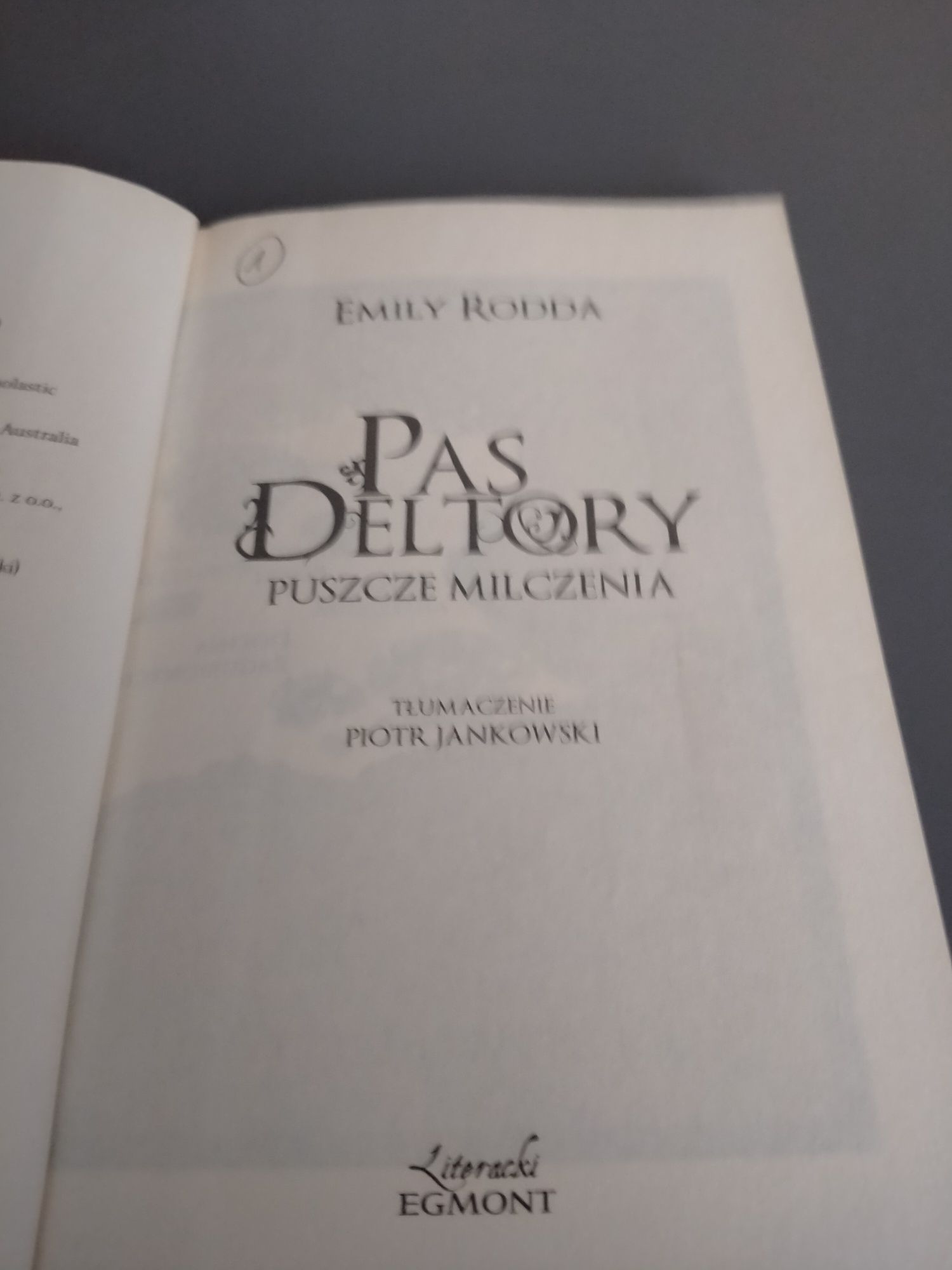 Emily Rodda Pas Deltory Puszcze milczenia tom I