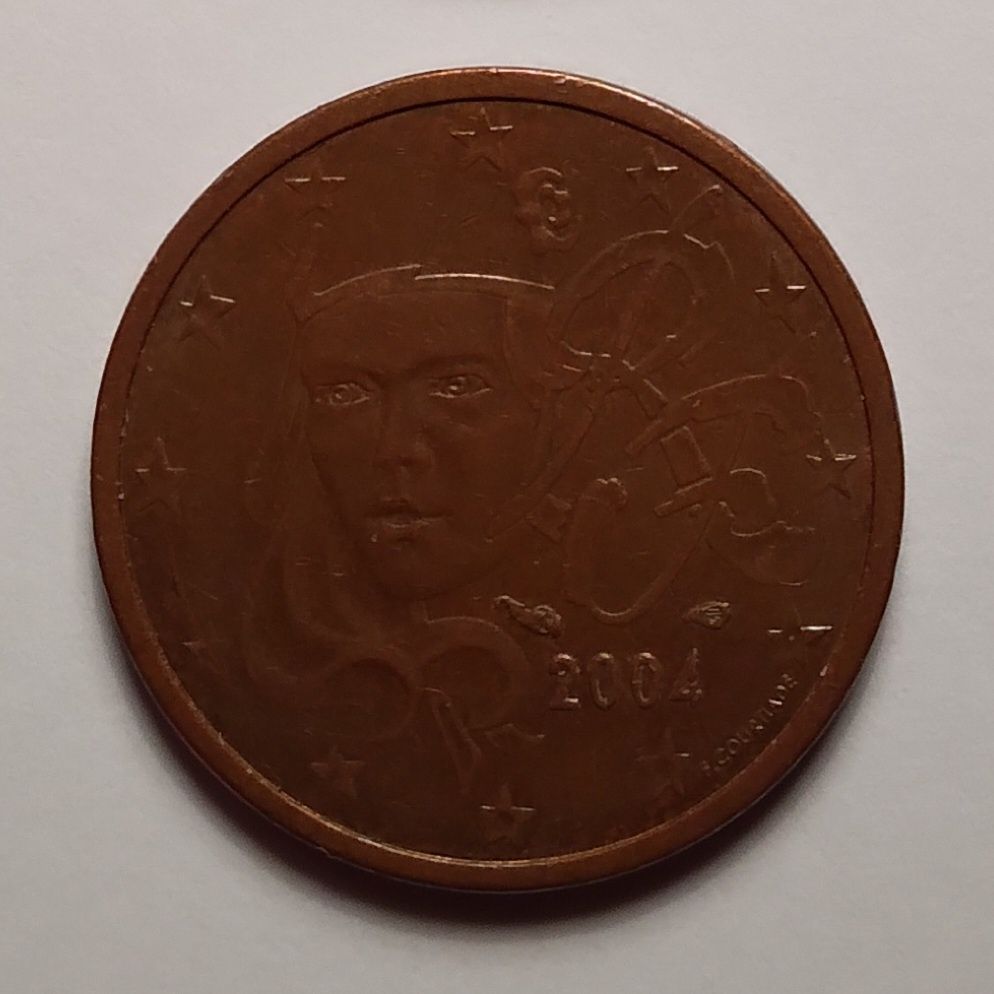 Moedas de 2 cêntimos Francesas