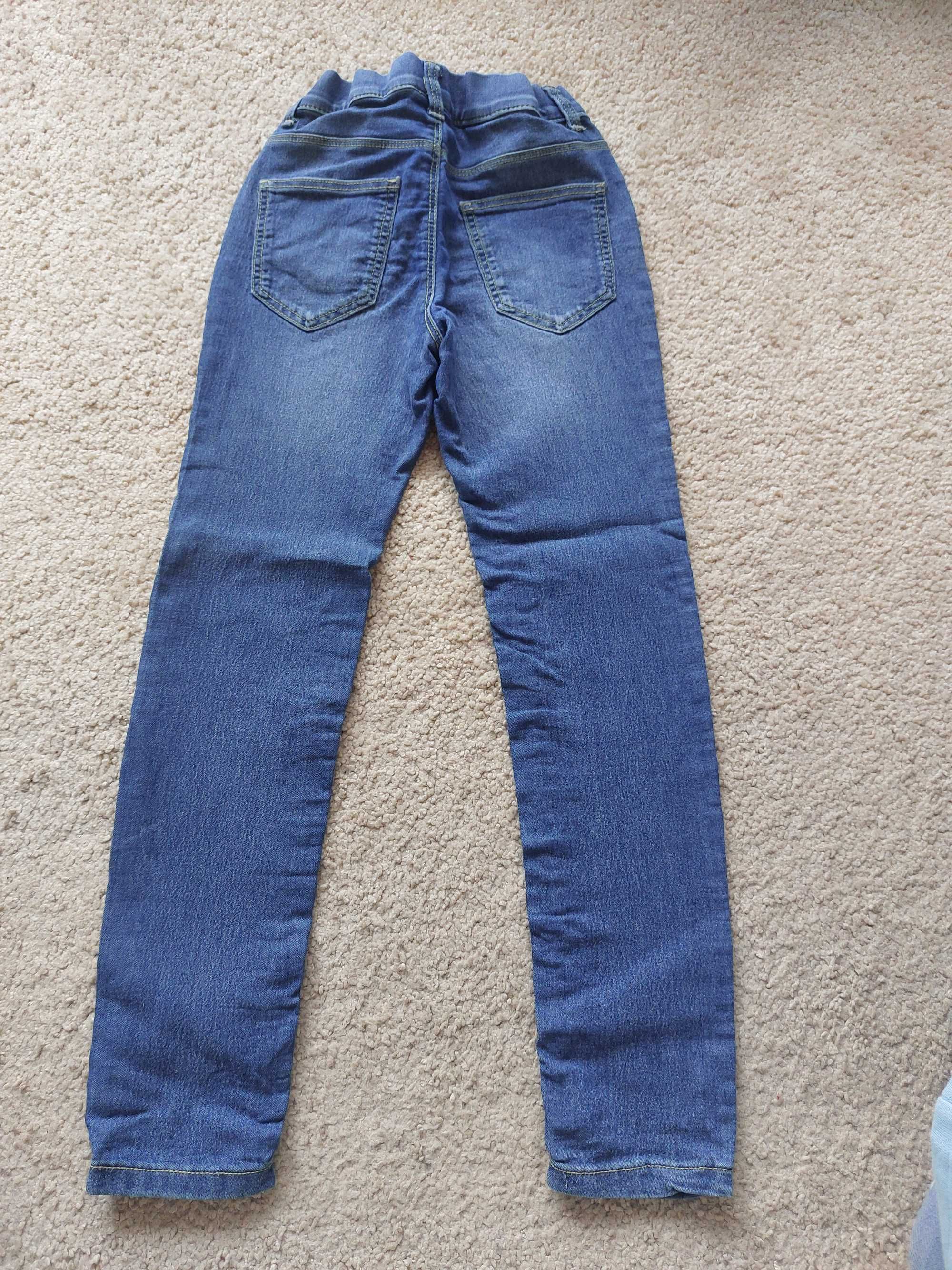 Zestaw spodni jeansowych dla dziewczynki, rozmiar 140, C&A