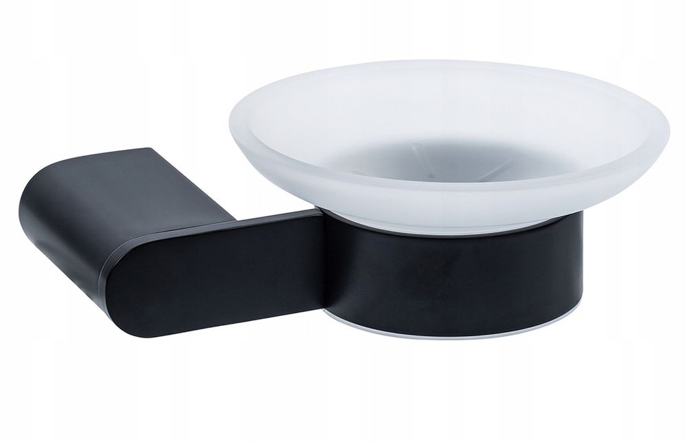 MSA29-607B Mydelniczka szklana ETNA kol. czarny