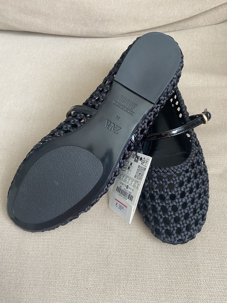 Балетки плетені Zara