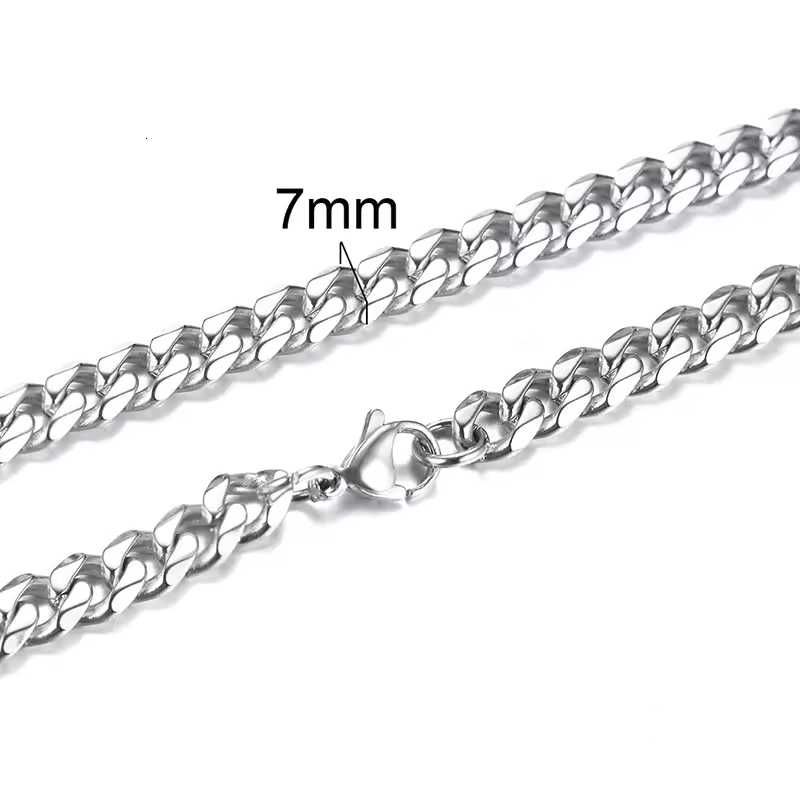 Colar de aço inoxidável de 3 a 9 mm
