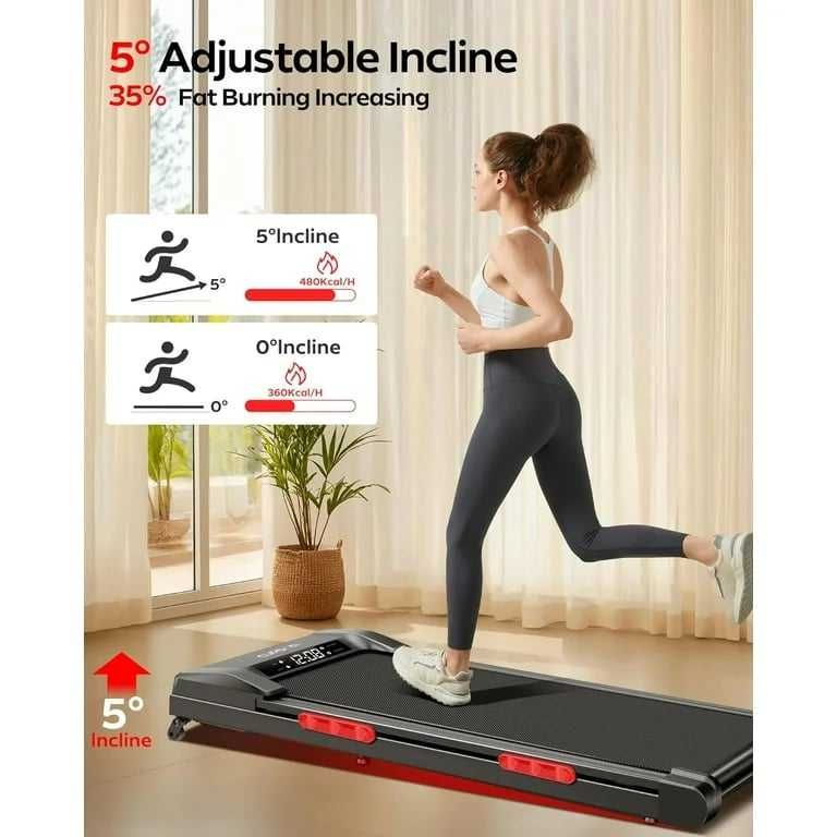 Bieżnia Składana Elektryczna Mała Pod Biurko Marsz Jogging