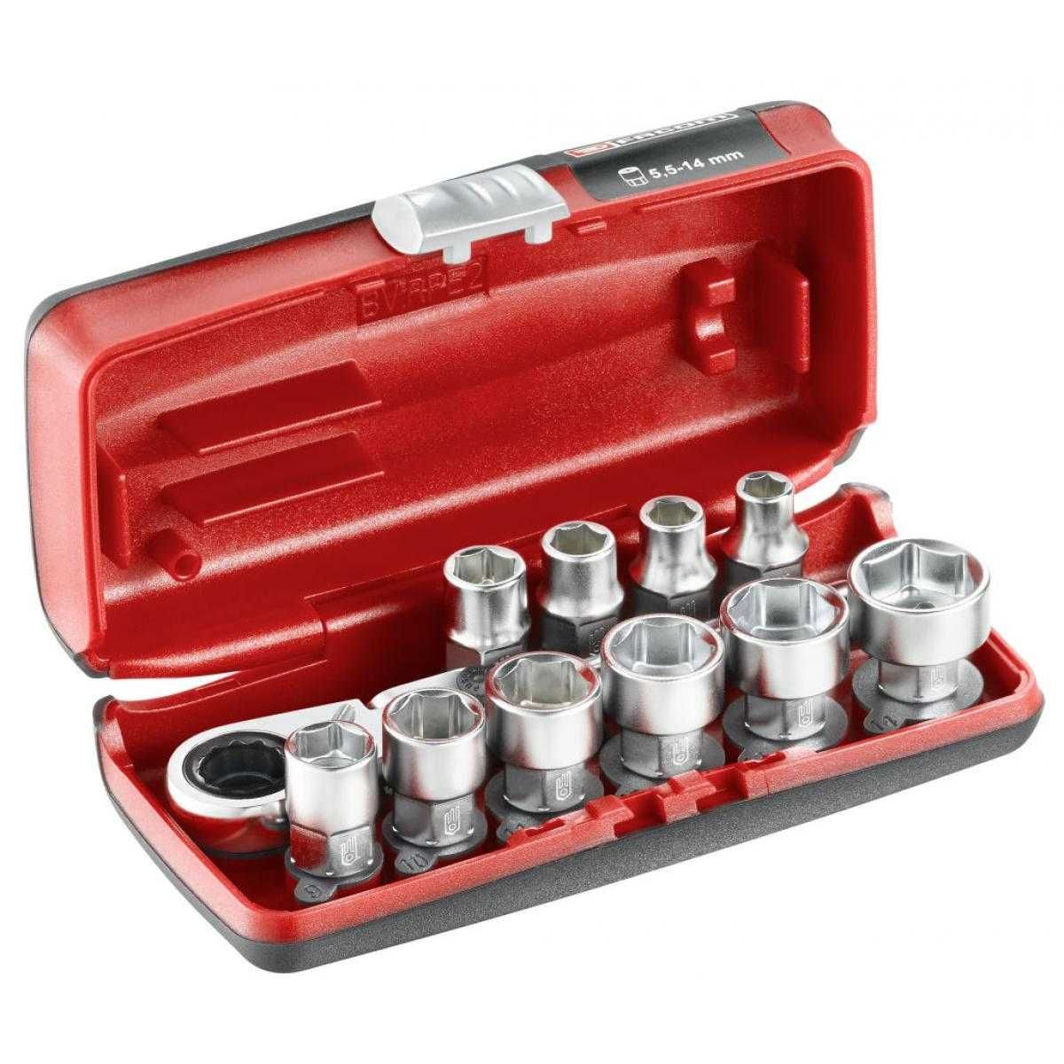 RXPICOPB zestaw nasadek 1/4" ultrakompaktowych w kasecie, FACOM