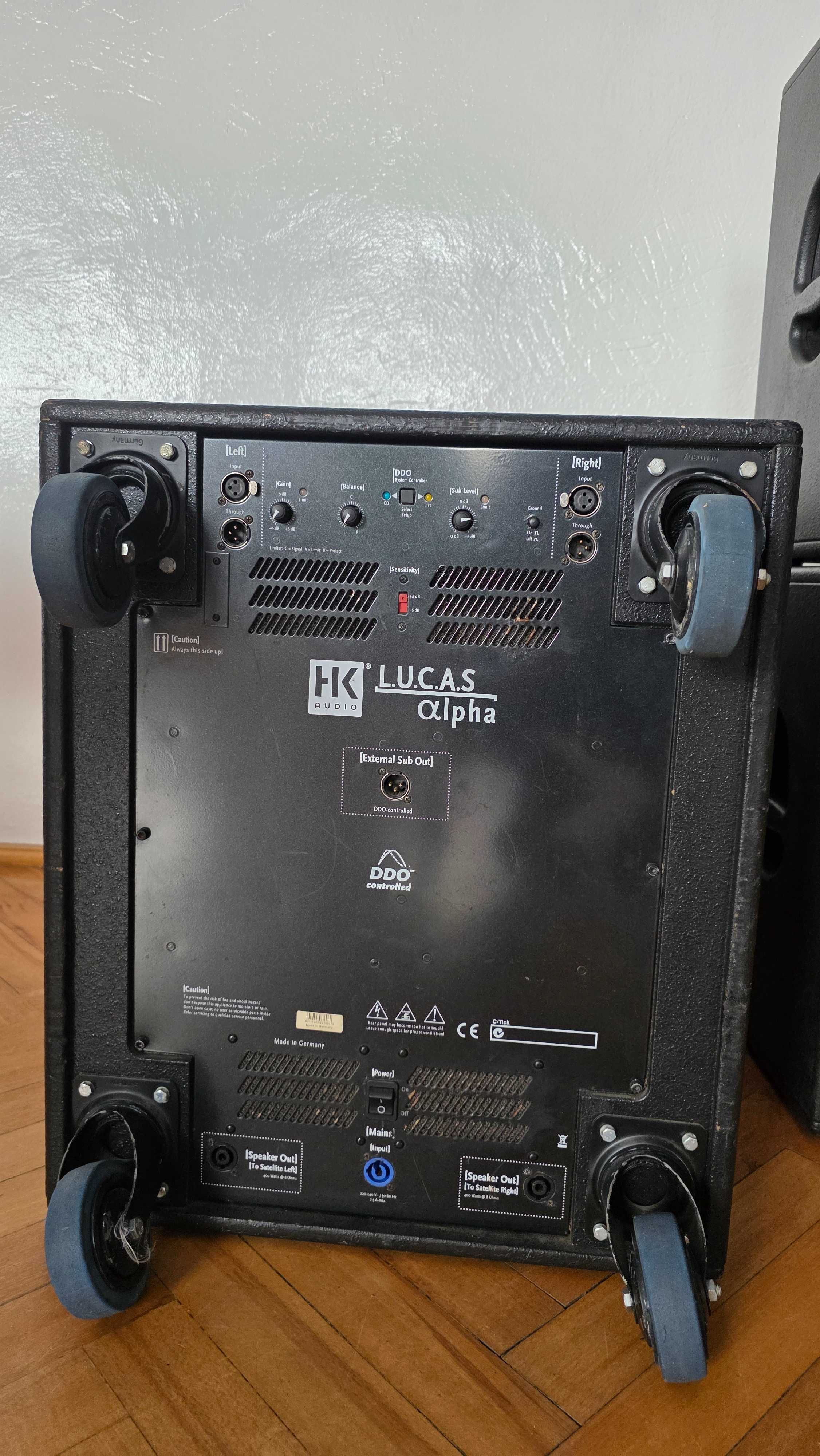 HK Audio Lucas Alpha 2000W aktywny zestaw nagłośnieniowy