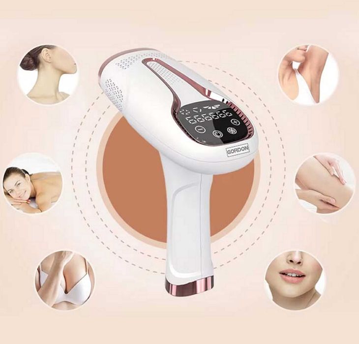 Depilator IPL do włosów ciała nóg laserowy bezbolesny chłodzenie