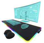 Podkładka pod mysz RGB 800x300