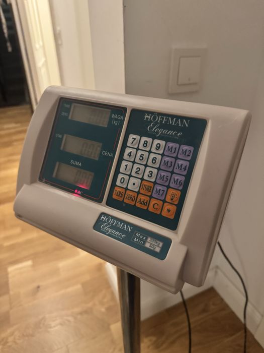 Waga magazynowa elektroniczna 300 kg – sprawna, 2 sztuki