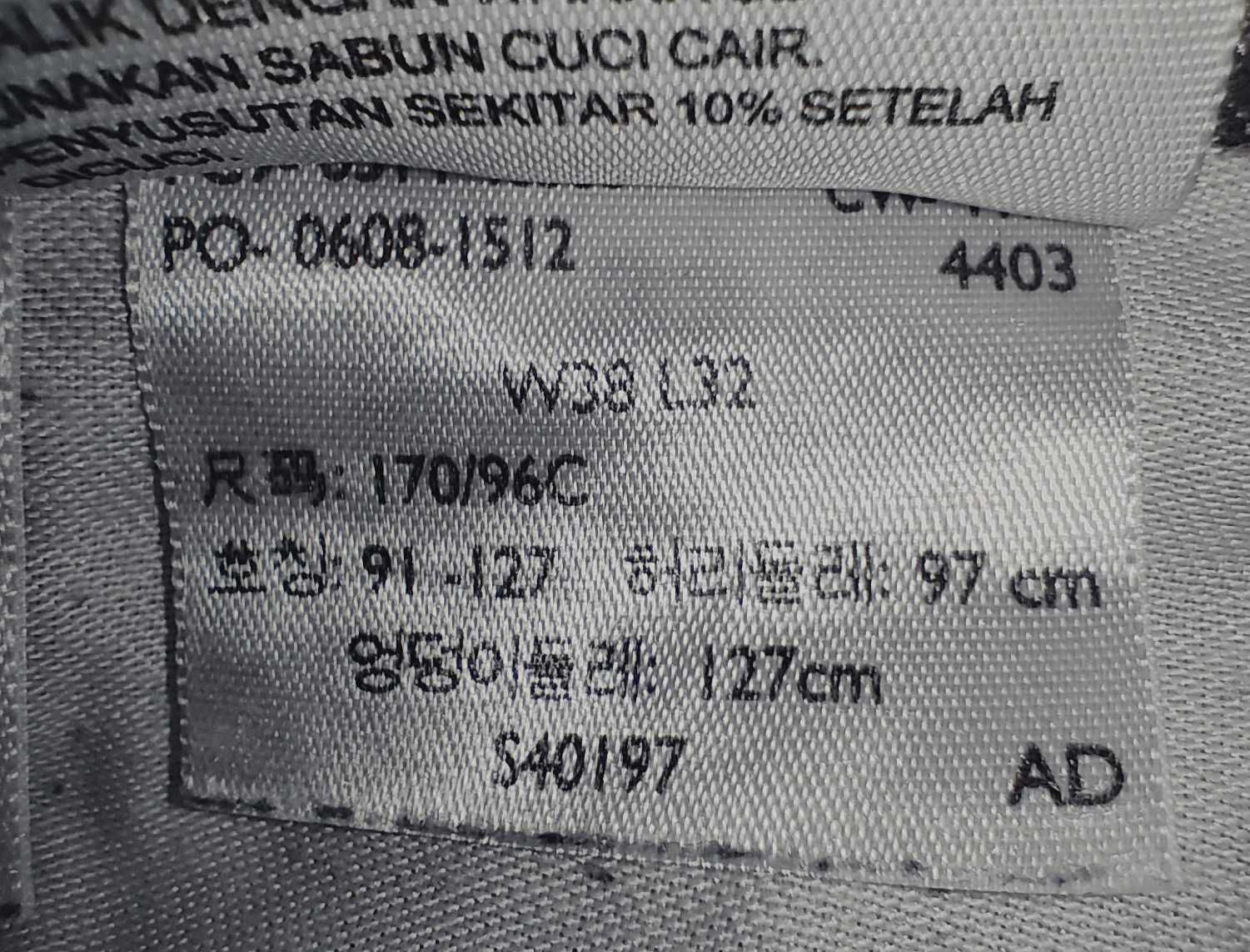 LEVI'S STRAUSS 514 piękne spodnie męskie 100% bawełna W38 L32