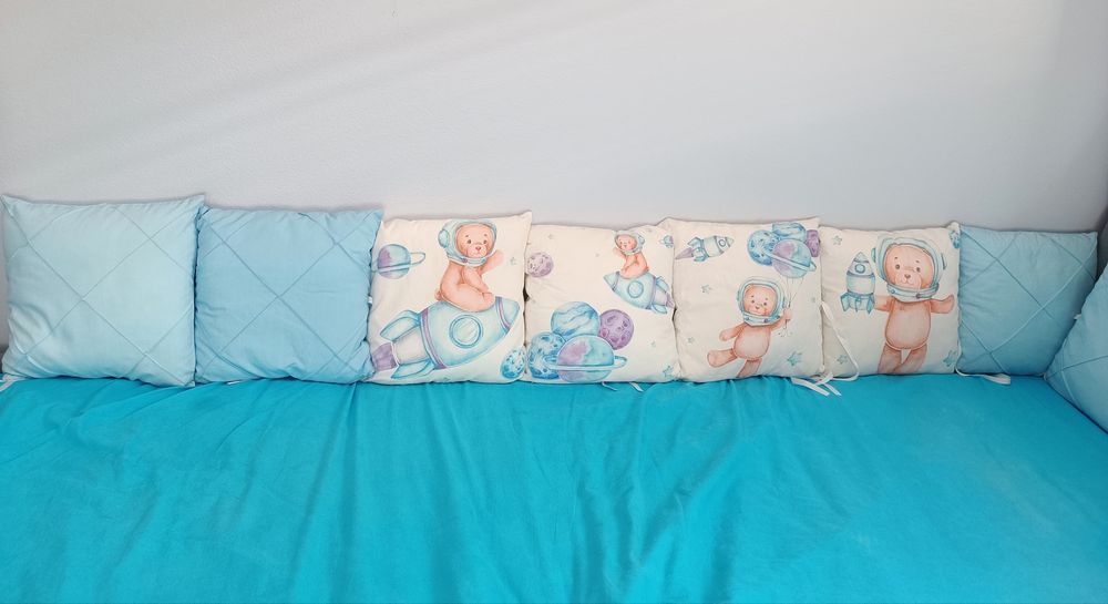 Захисні бортики подушки на дитяче ліжечко, захист на кроватку